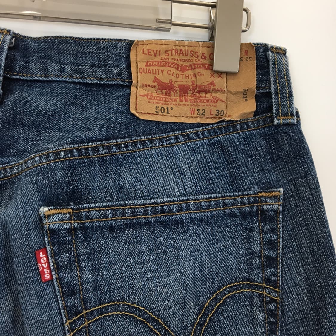 리바이스 501 00s 크롭 청바지 30 인치  상품이미지4