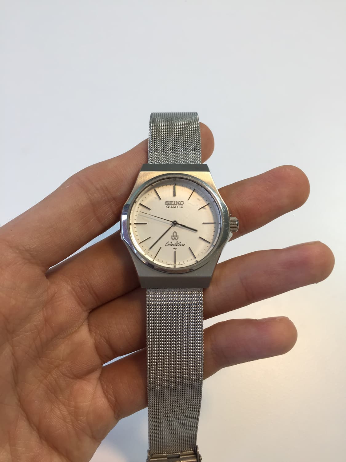 80s seiko silver wave quartz 상품이미지4