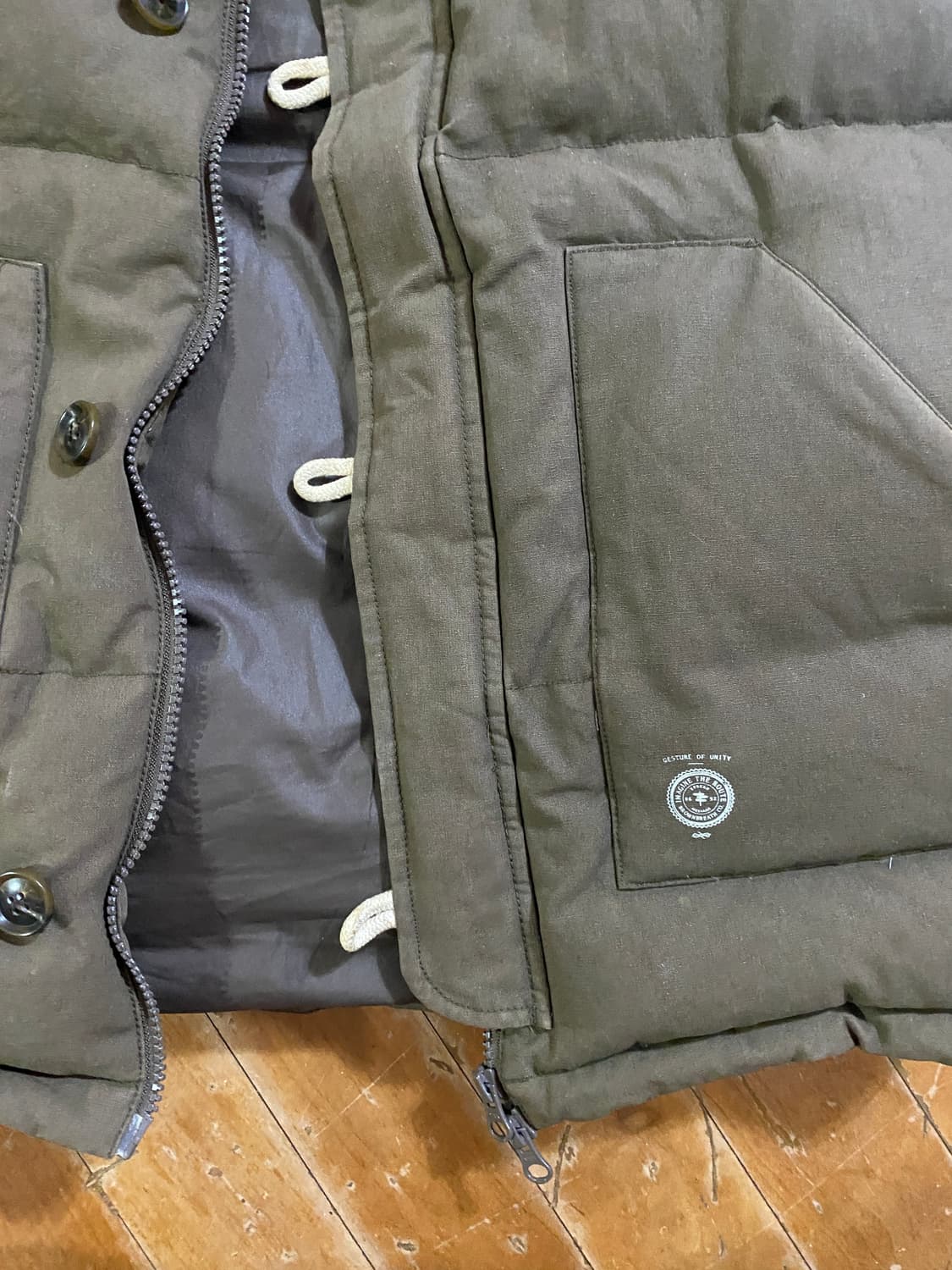 브라운브레스 남성 덕다운 패딩 조끼 XL 상품이미지2