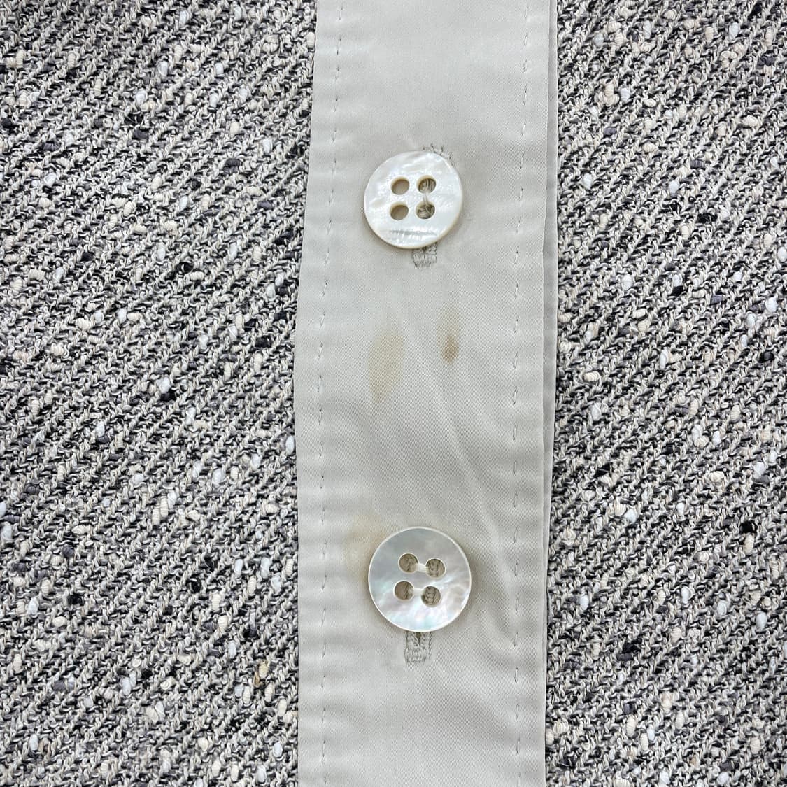 막스마라 트위드 논카라 자켓 상품이미지6