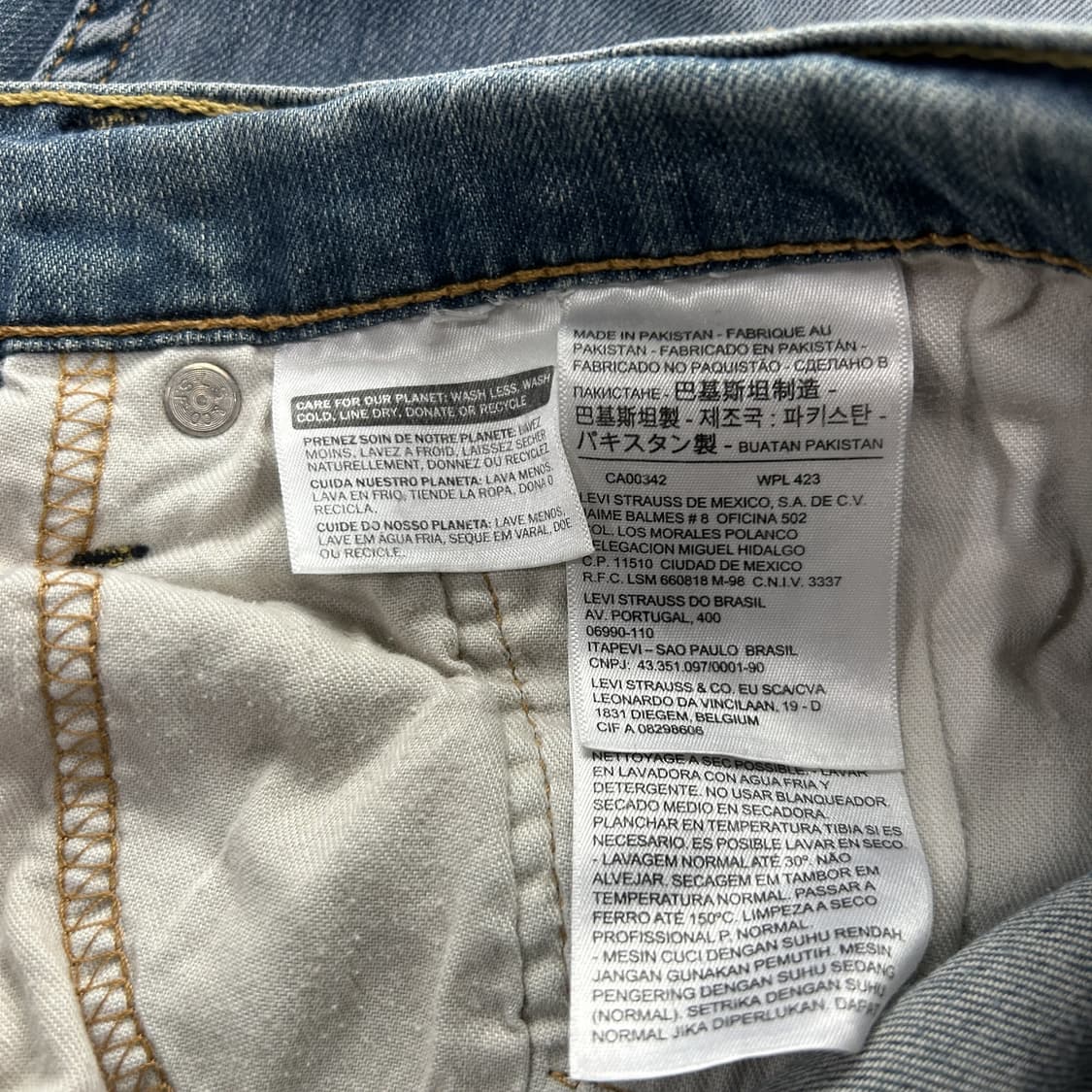 리바이스 데님팬츠 511 34 상품이미지3