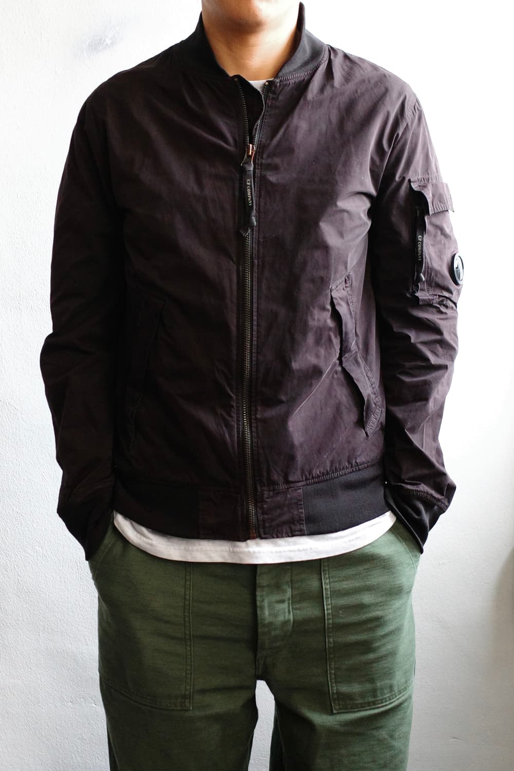 씨피컴퍼니 고글 봄버 자켓 상품이미지1