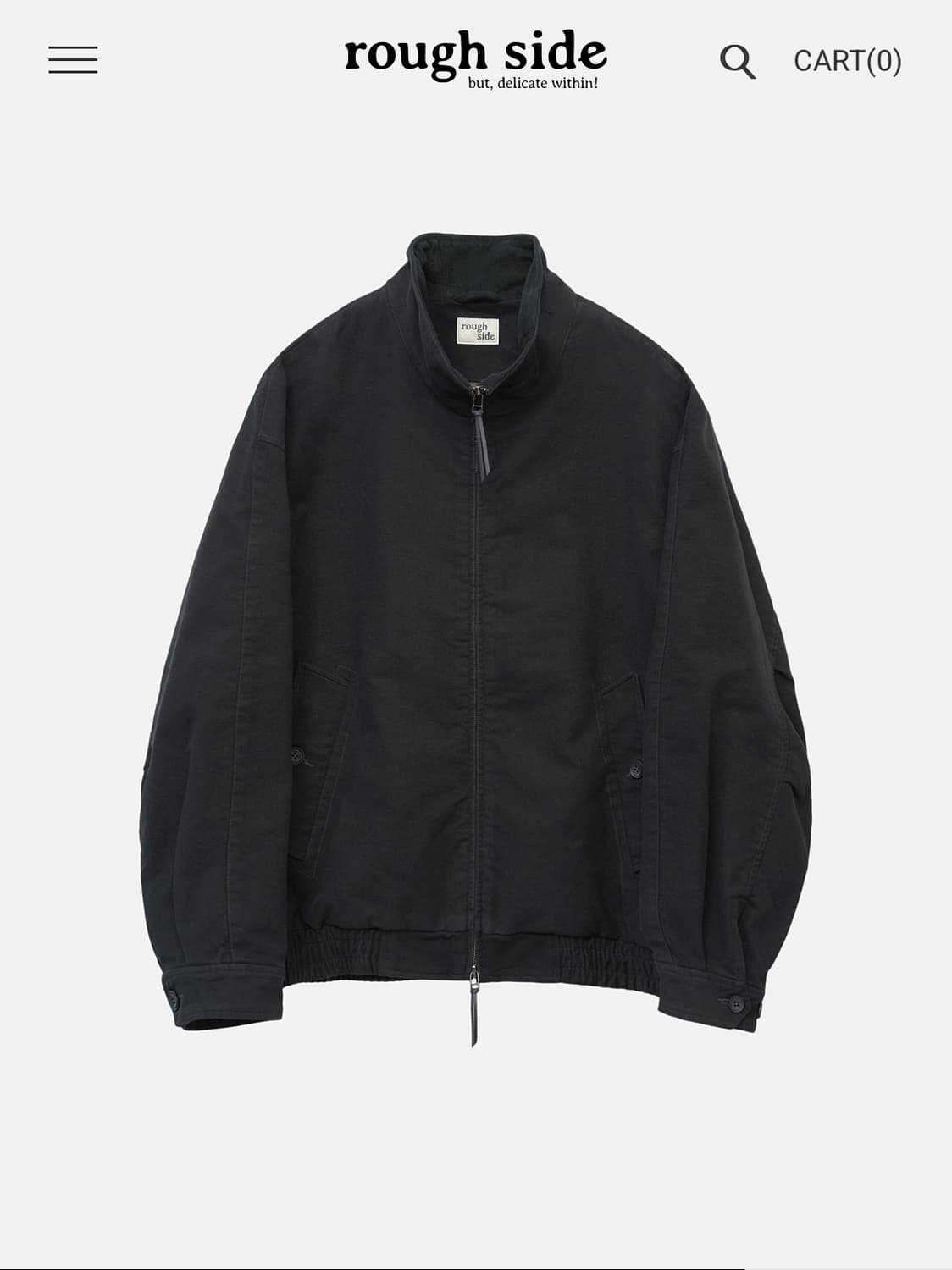 25fw 러프사이드 워커데이 블루종 블랙 상품이미지1