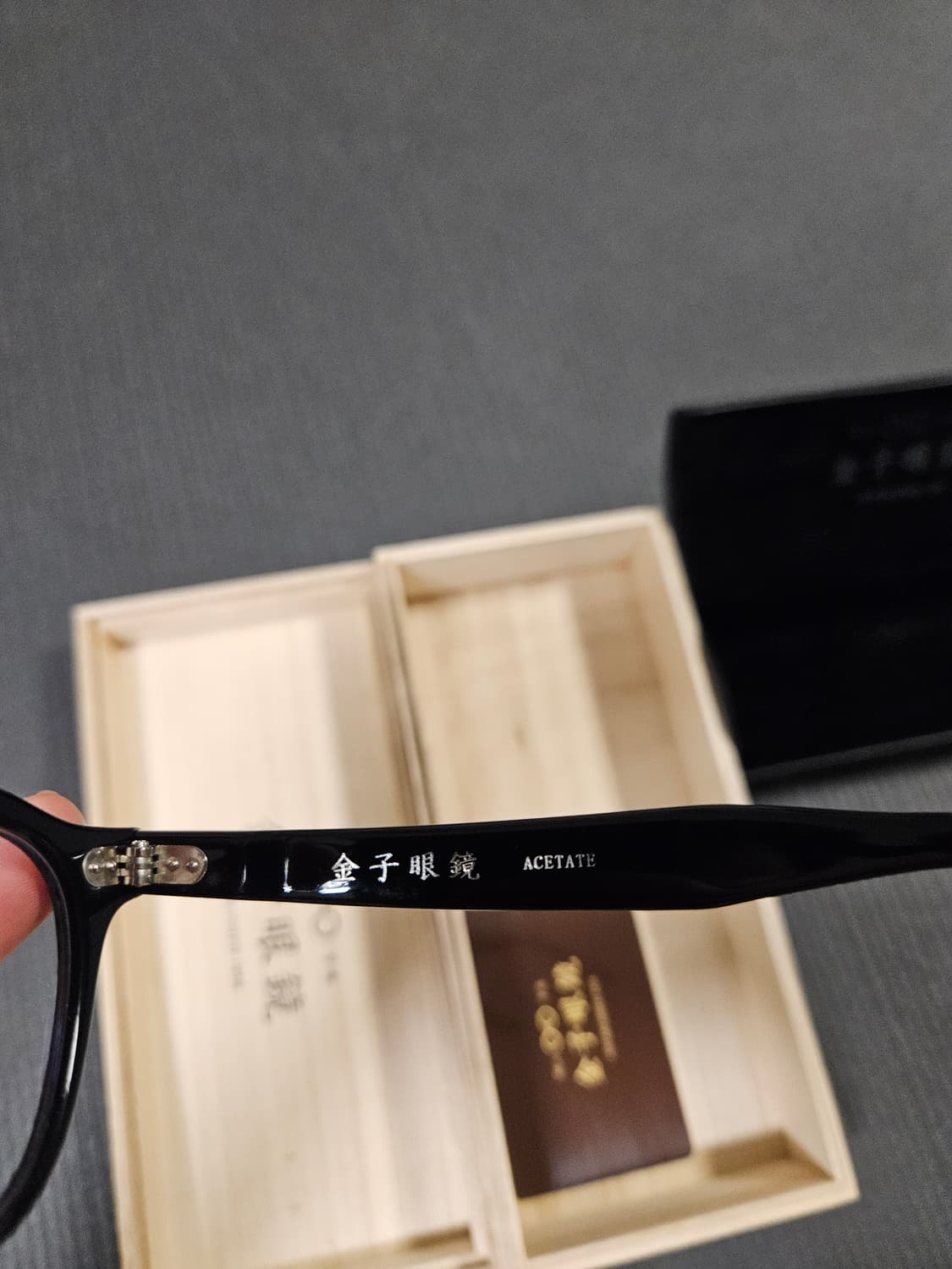 금자안경 ka-41 블랙 뿔테 안경 상품이미지4