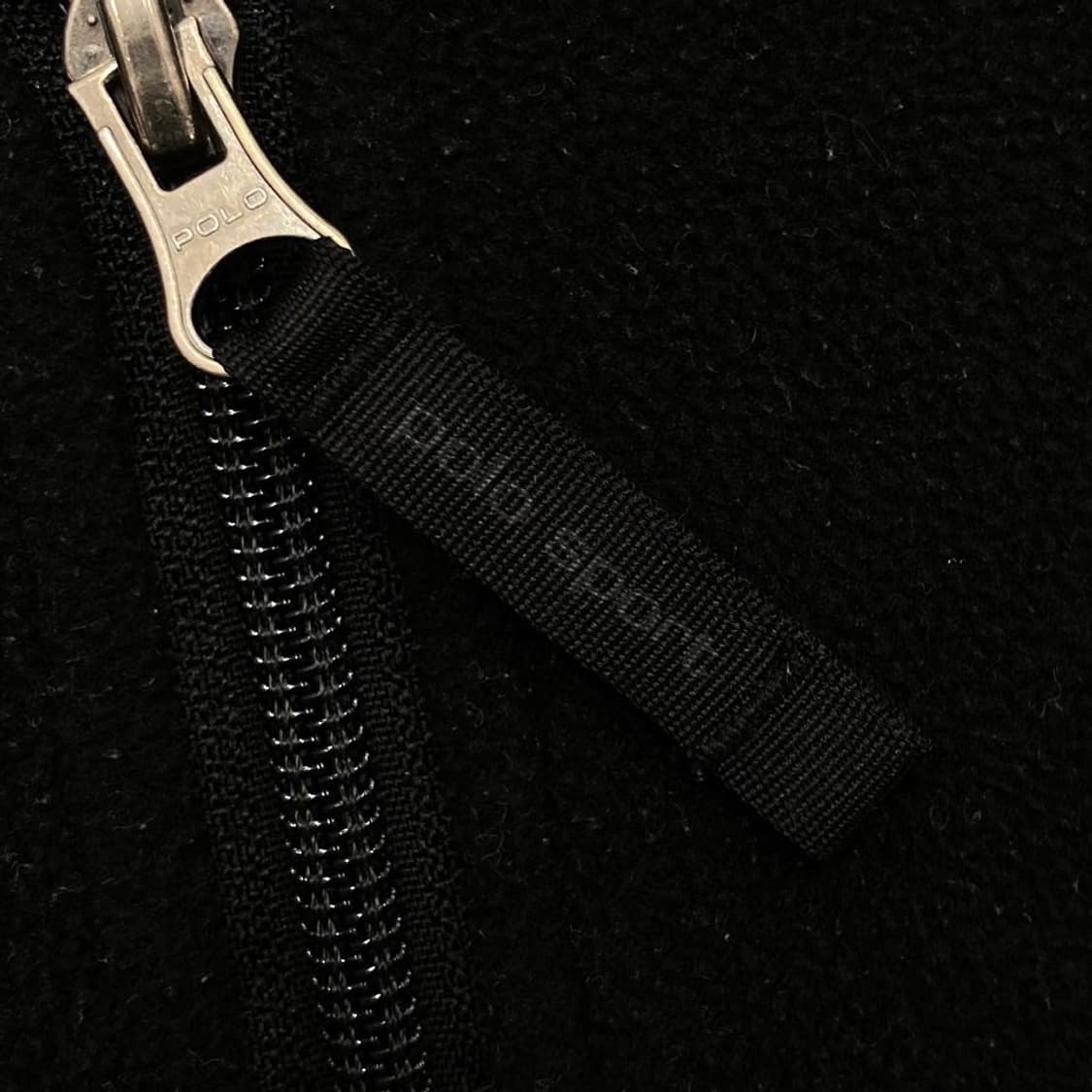 PoloRalphLauren 자수로고 블랙 후리스 아노 상품이미지3