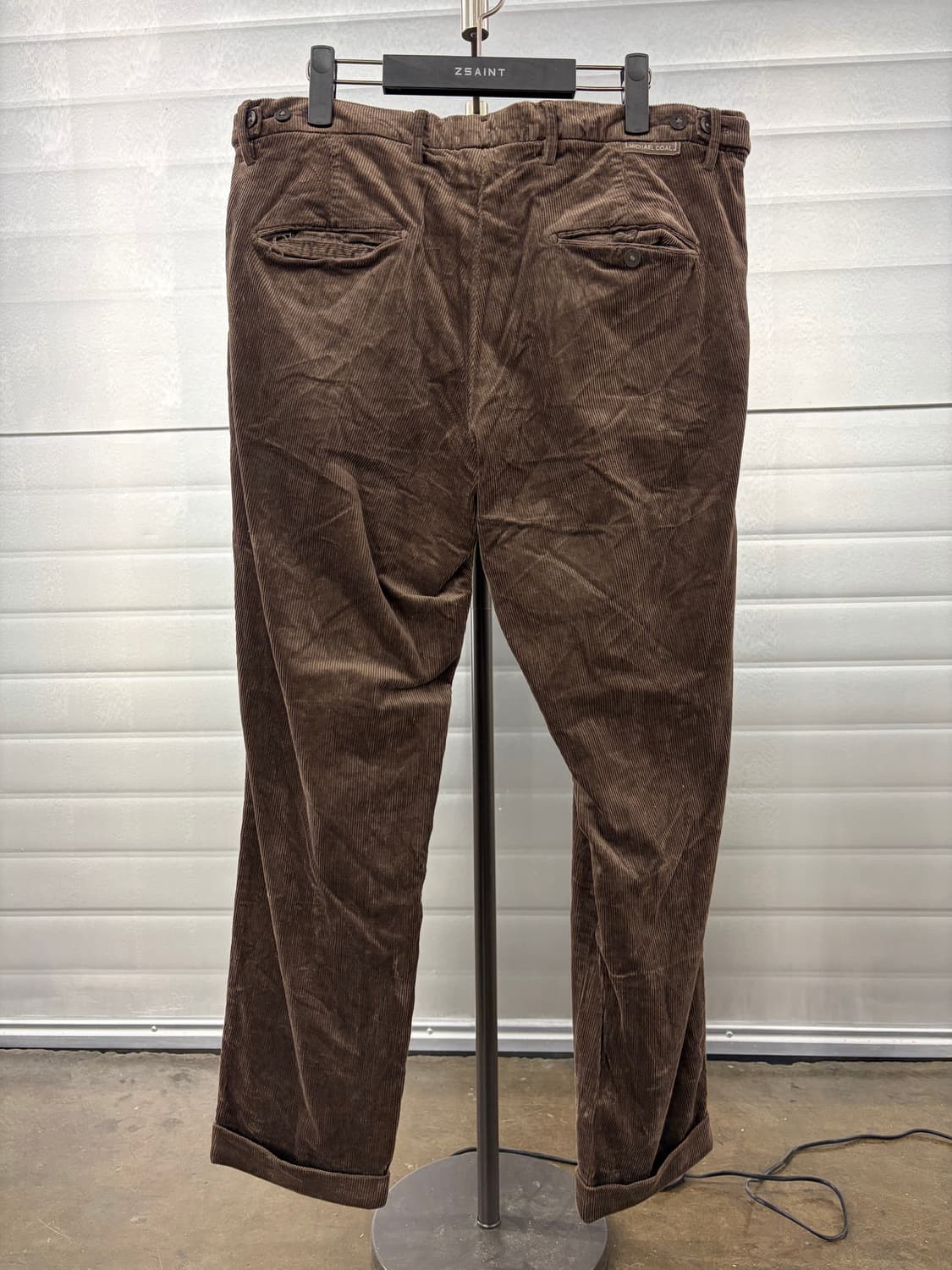 마이클 콜 코듀로이 팬츠 브라운 상품이미지5