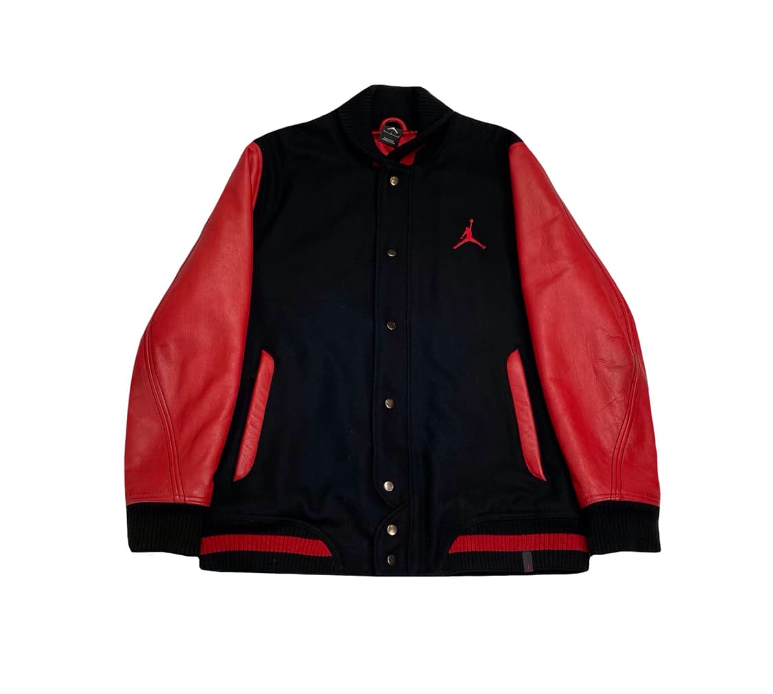 나이키 에어조던 카우레더 바시티자켓 상품이미지1