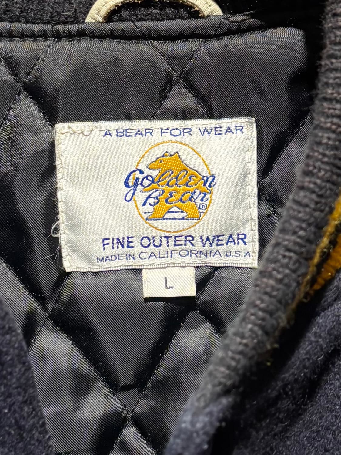 80‘s Golden Bear Varsity Jacket 상품이미지4