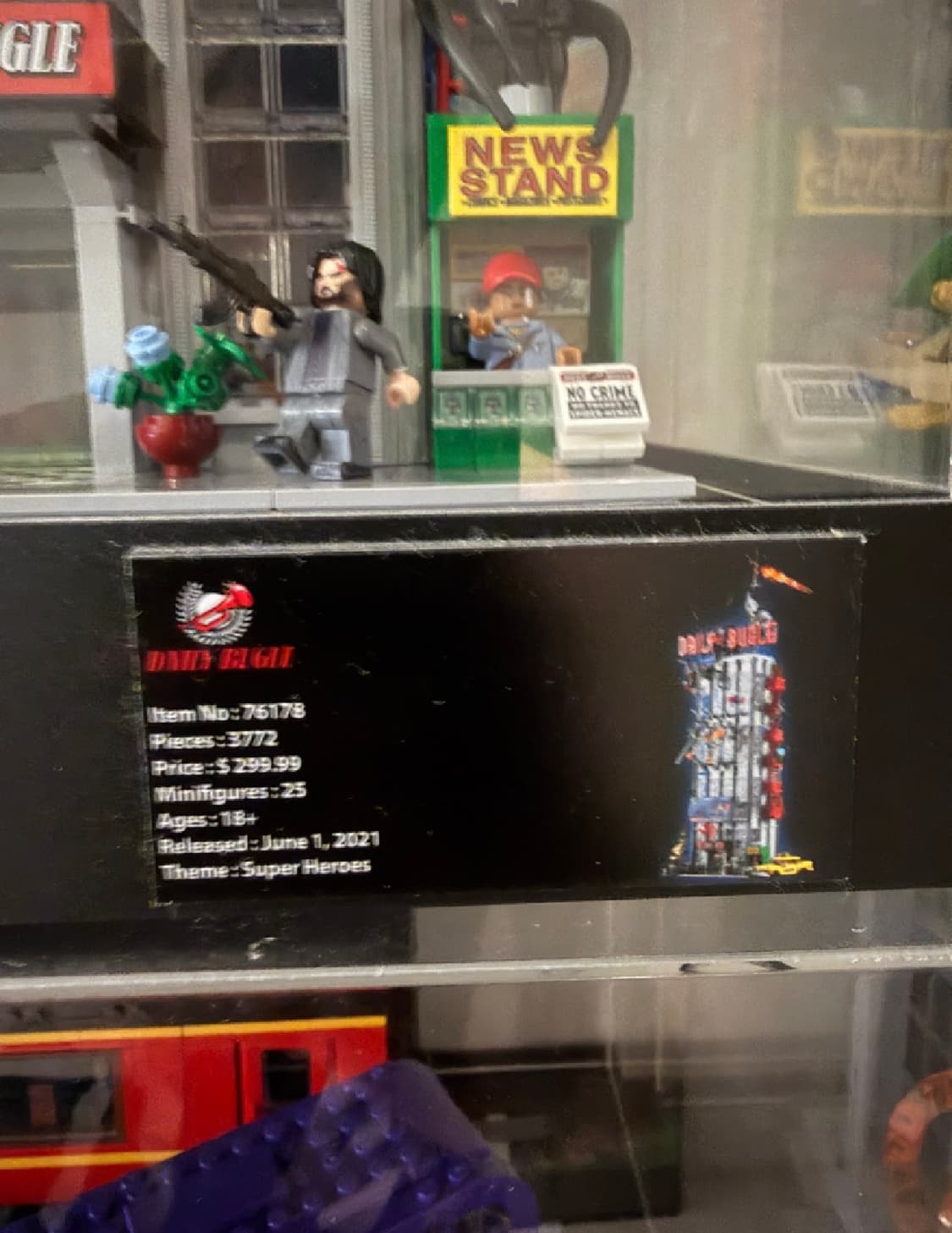 레고 마블 스파이더맨 데일리 뷰글 + 케이스 + 피규어 커스텀 상품이미지3