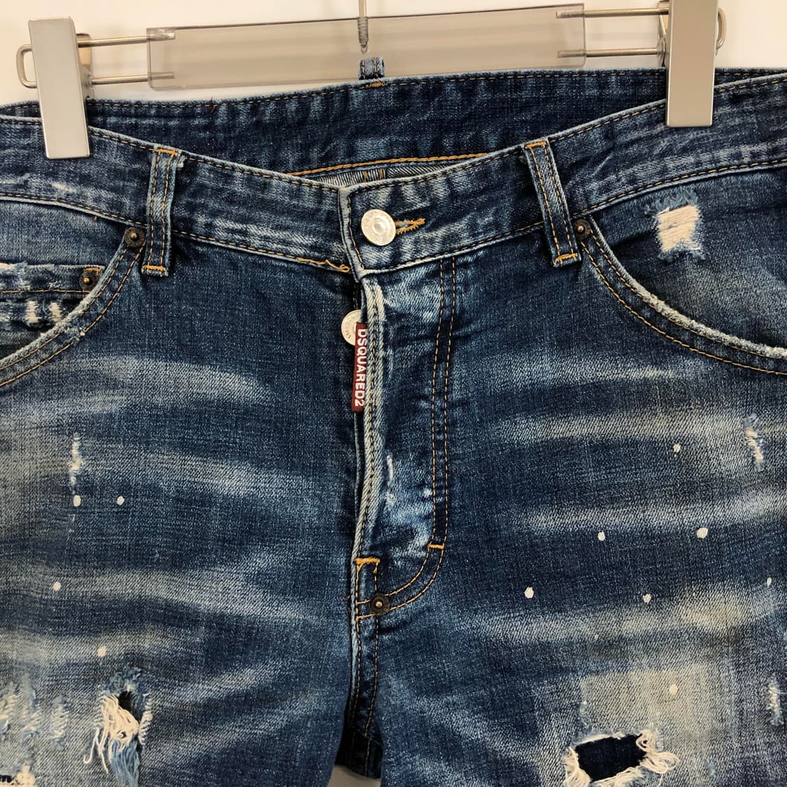 디스퀘어드2 레드패치 스케이터진 30 인치 상품이미지2