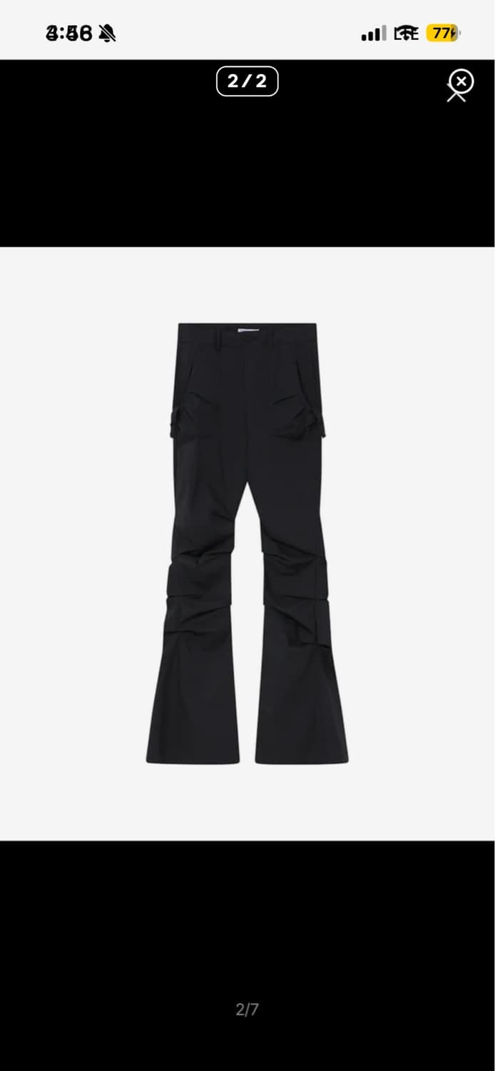 아이브 레이)미세키서울 Shirring pocket 셔링 부츠컷 팬츠  상품이미지5