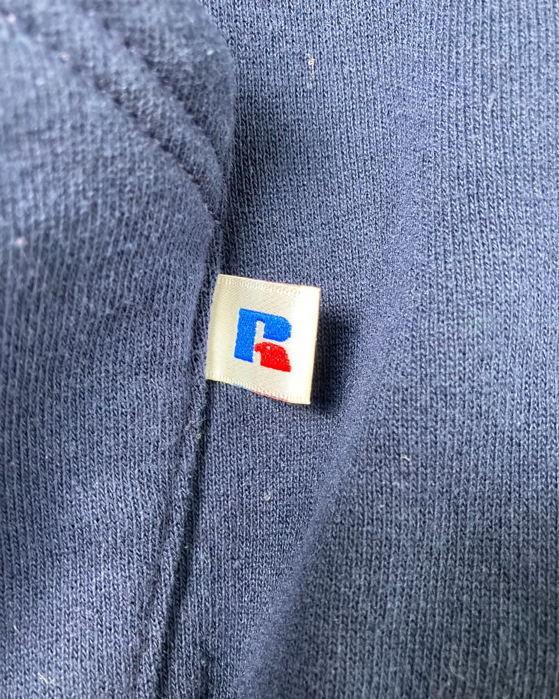 90s Russell Zip Up Hoodie (navy) 상품이미지5