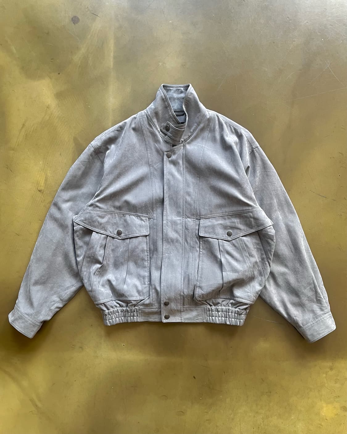 90s G.Selina Double Big Pocket Bomber 상품이미지3