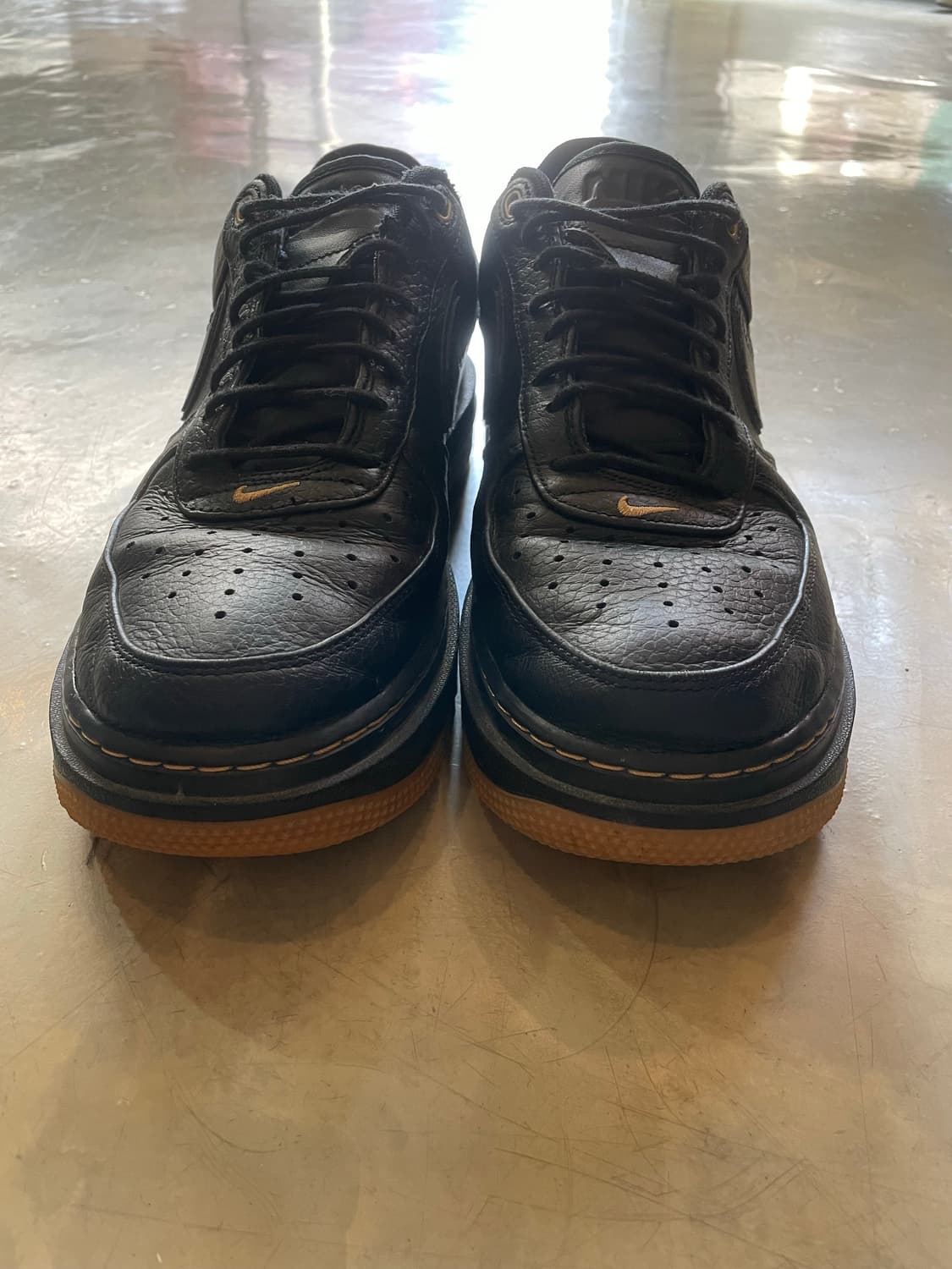 나이키 에어포스1 Luxe Black 럭스 블랙 280 상품이미지2