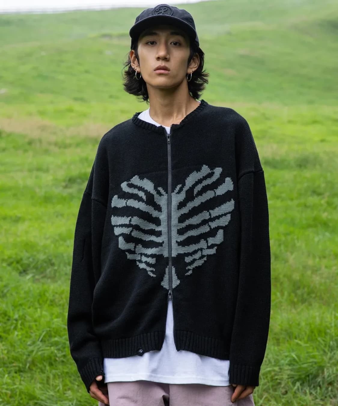 엑스톤즈 26FW 보운 니트 집업 PN5804 상품이미지2