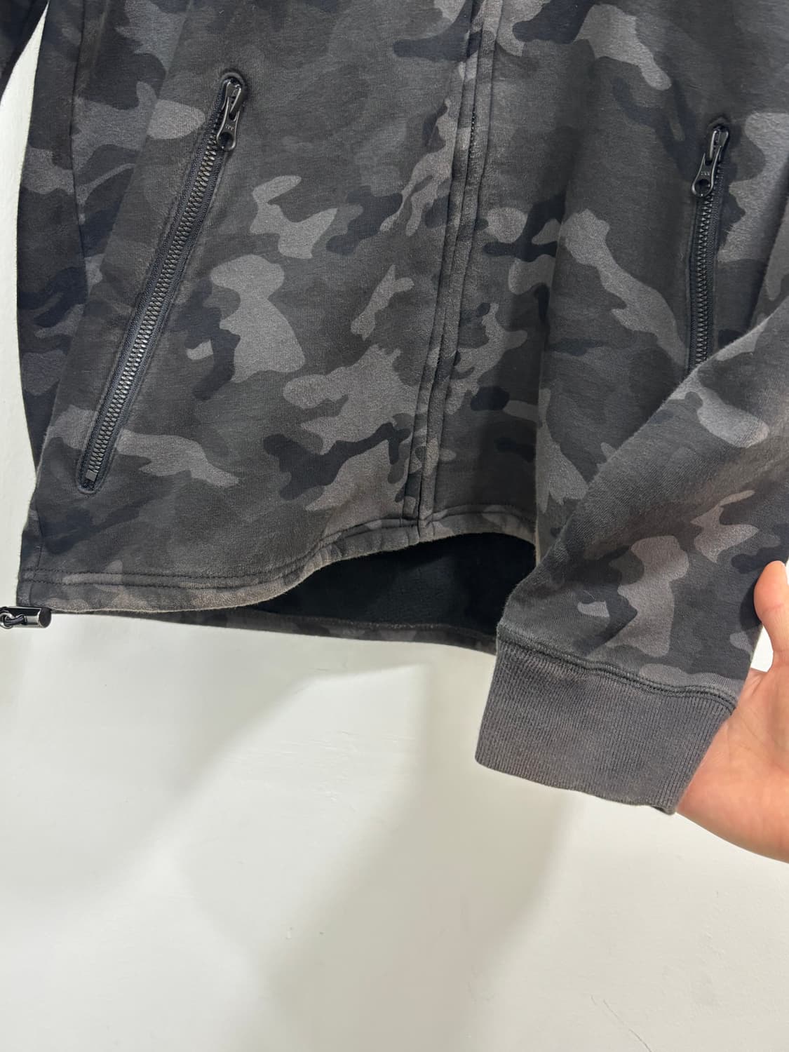 Beams Heart 카모 후드집업 자켓 상품이미지7