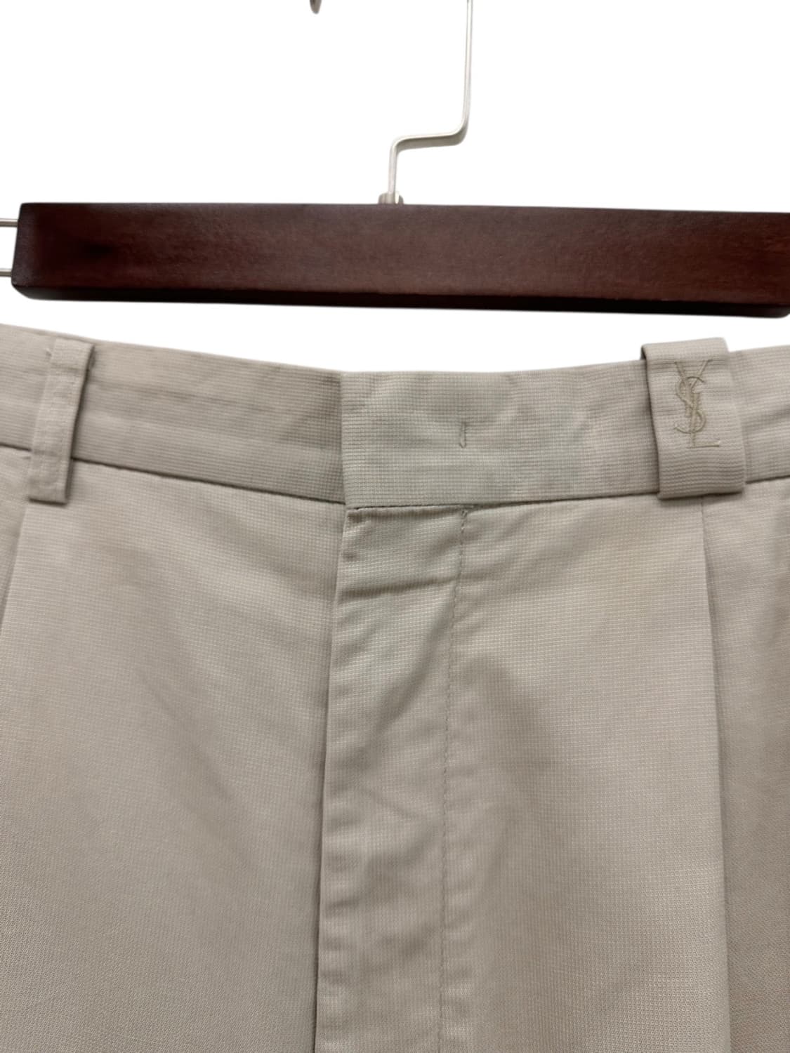 00s YSL 생로랑 치노팬츠 아이보리 (32) 상품이미지3