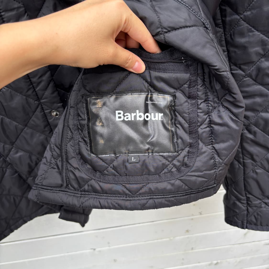 Barbour 바버 퀼팅 자켓 상품이미지4