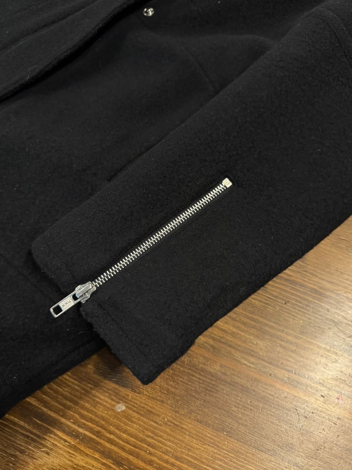 띠어리 시어링 펠트울 라이더 코트 55~66 상품이미지10