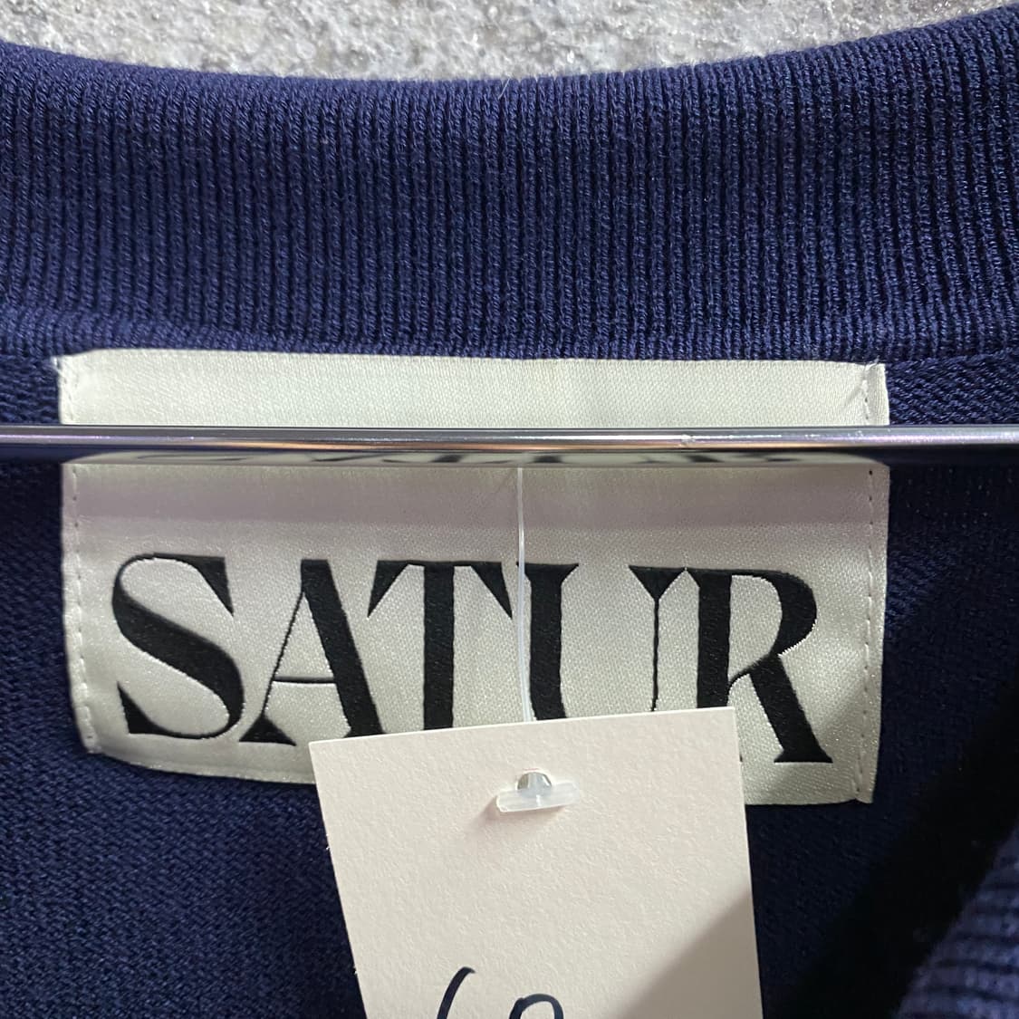 세터 더블린 언발란스 하프집업 니트 B4345 상품이미지6