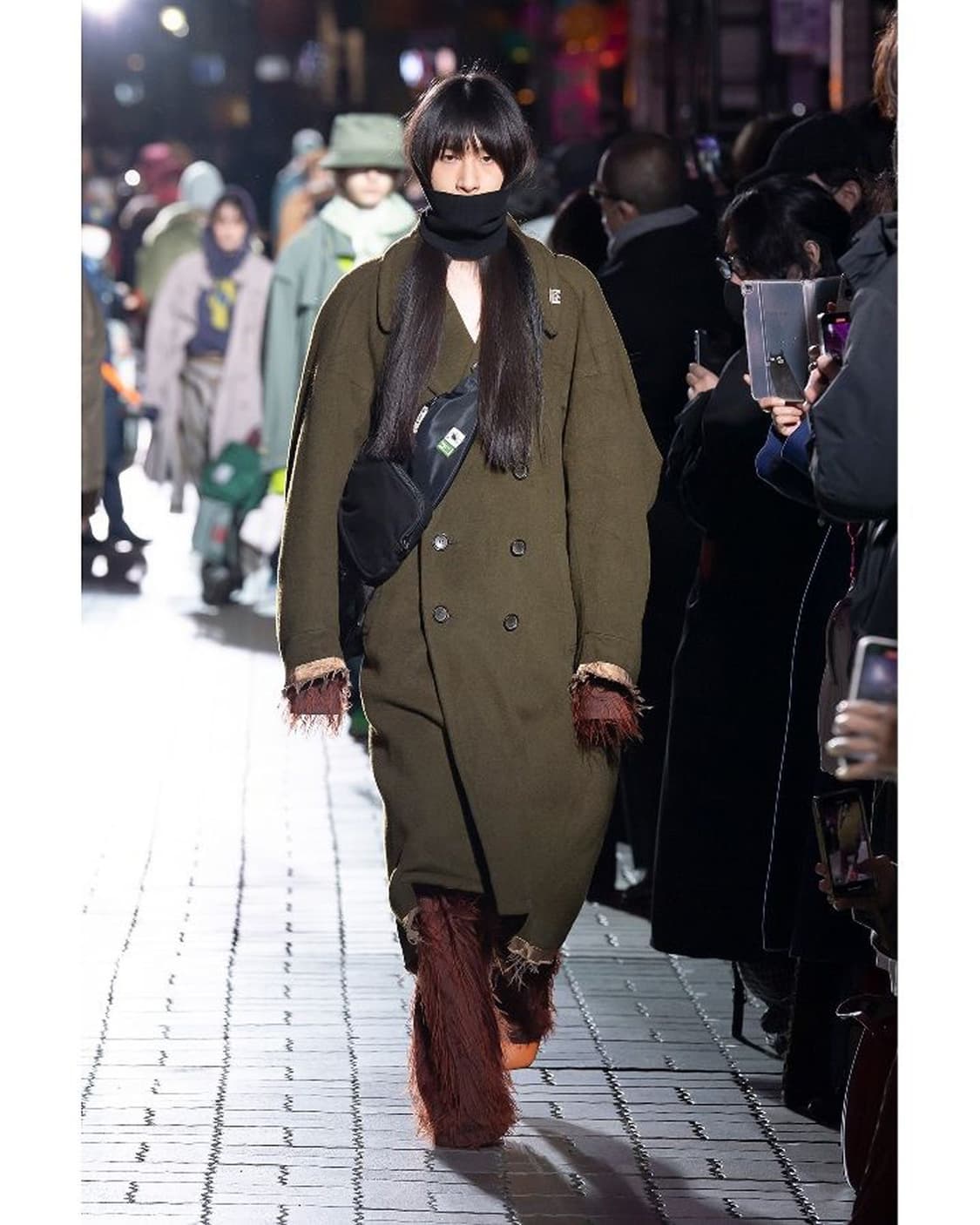 미하라 야스히로 22FW 컬렉션 롱 코트 XS 상품이미지2