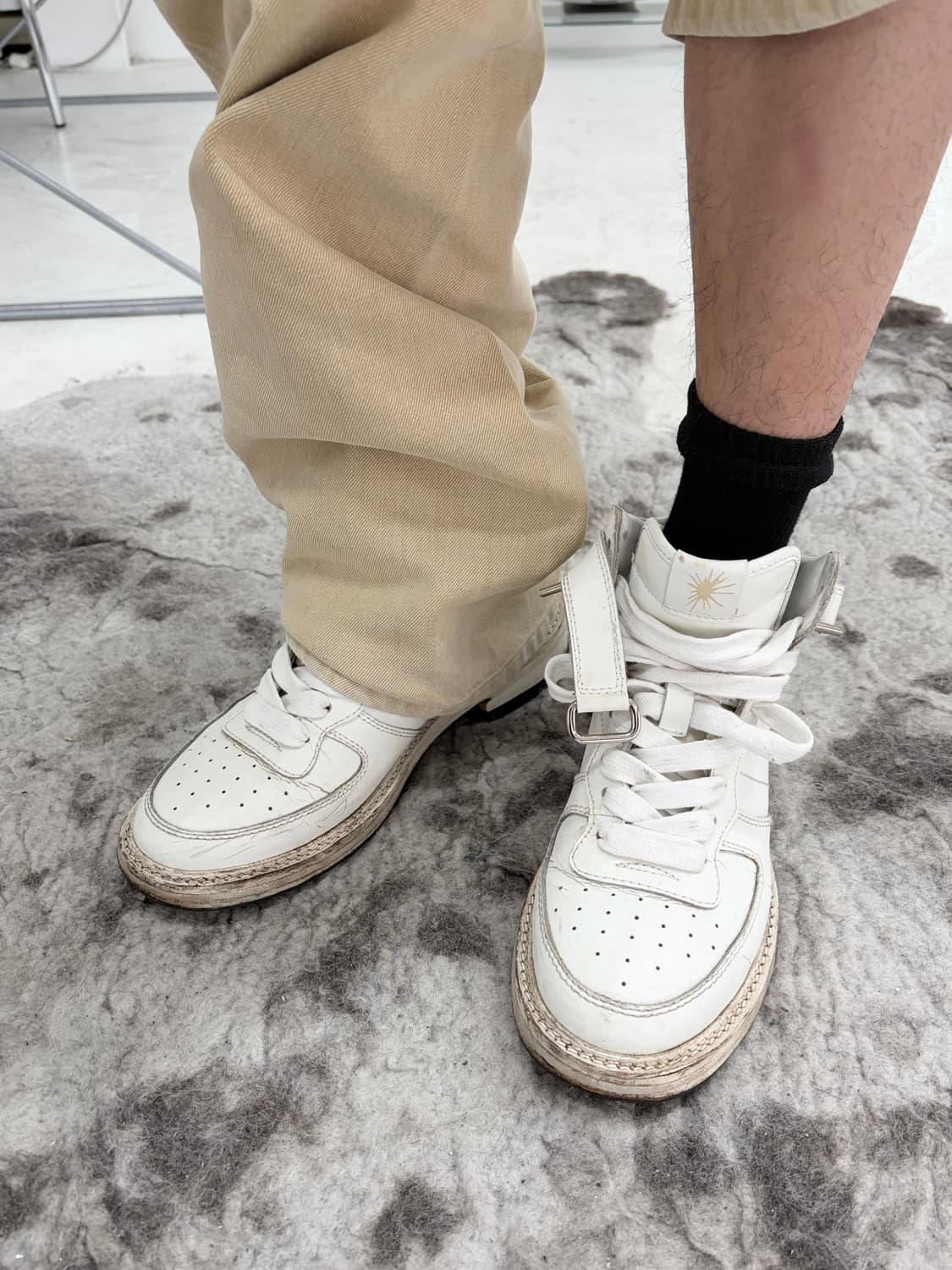 미하라 야스히로 하이브리드 레더 스니커즈 상품이미지2