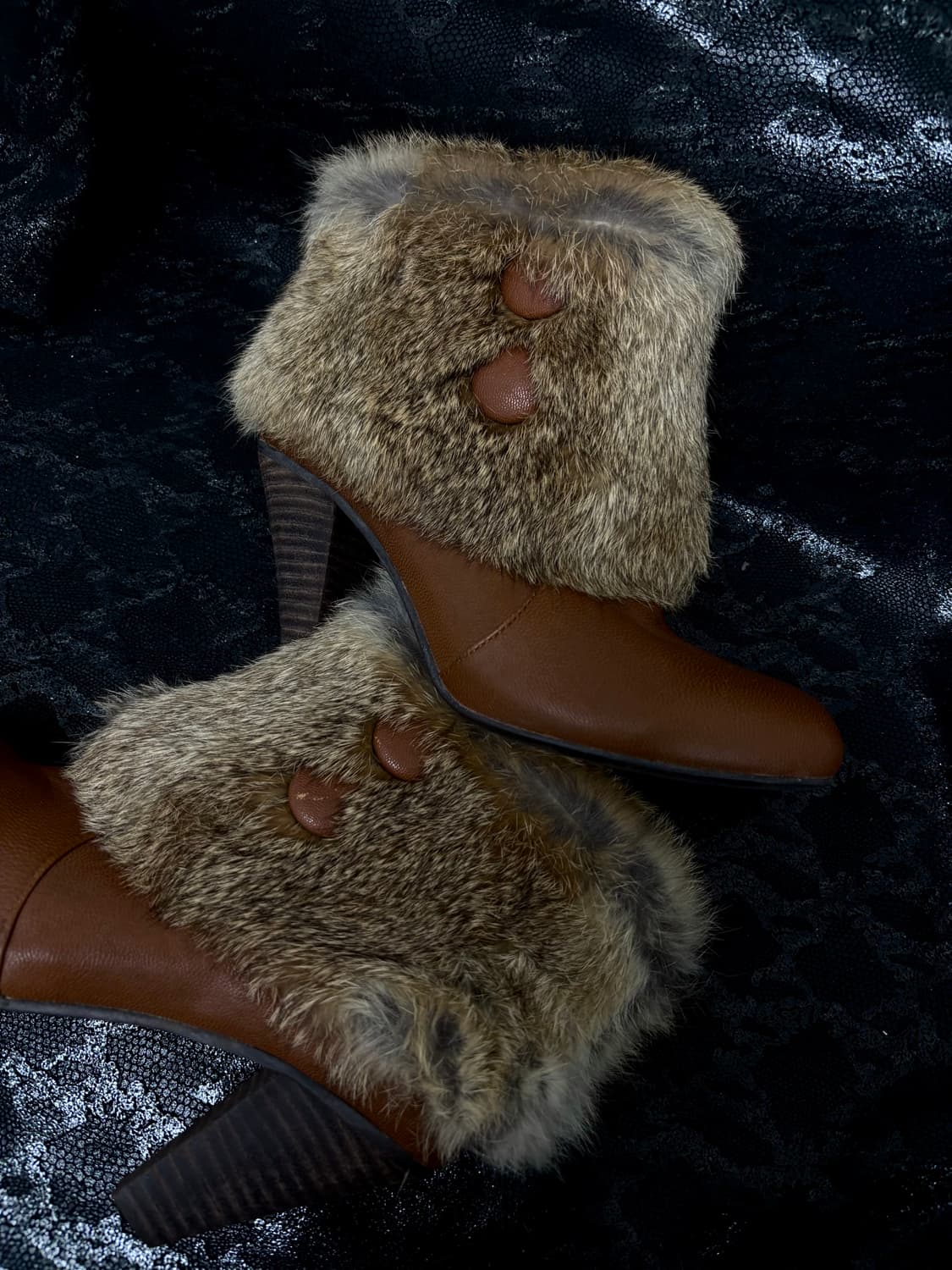 “Vintage”00’s Rare Design 2Big Button De 상품이미지2