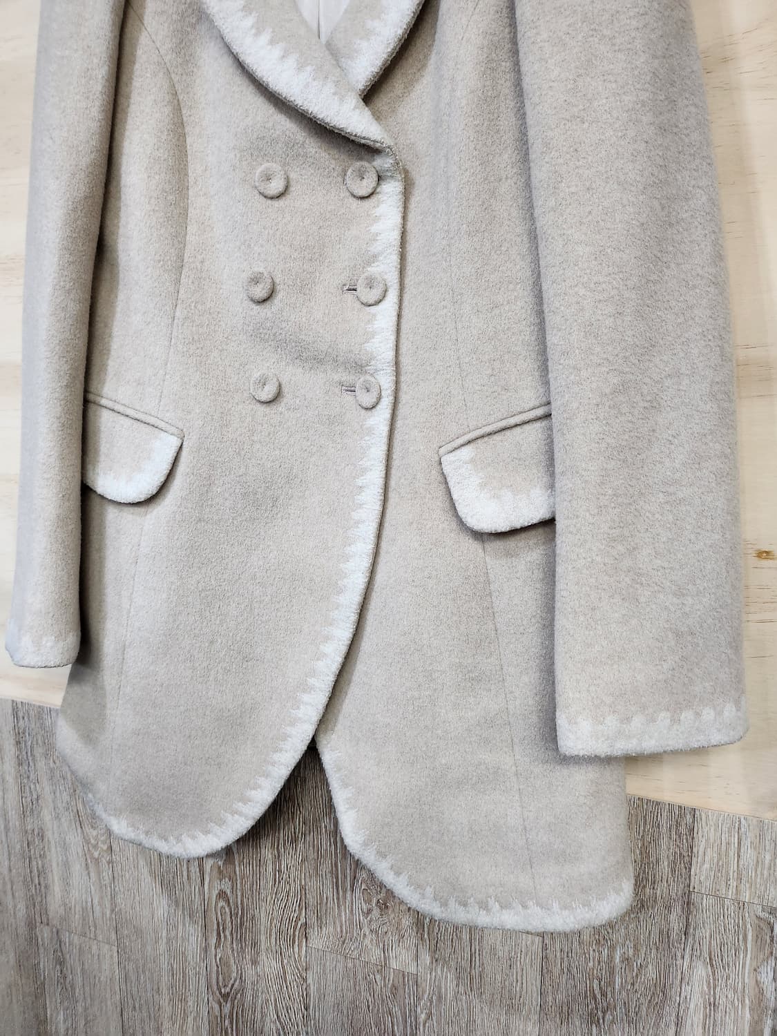 1024) O'2nd 더블 버튼 코트 상품이미지4