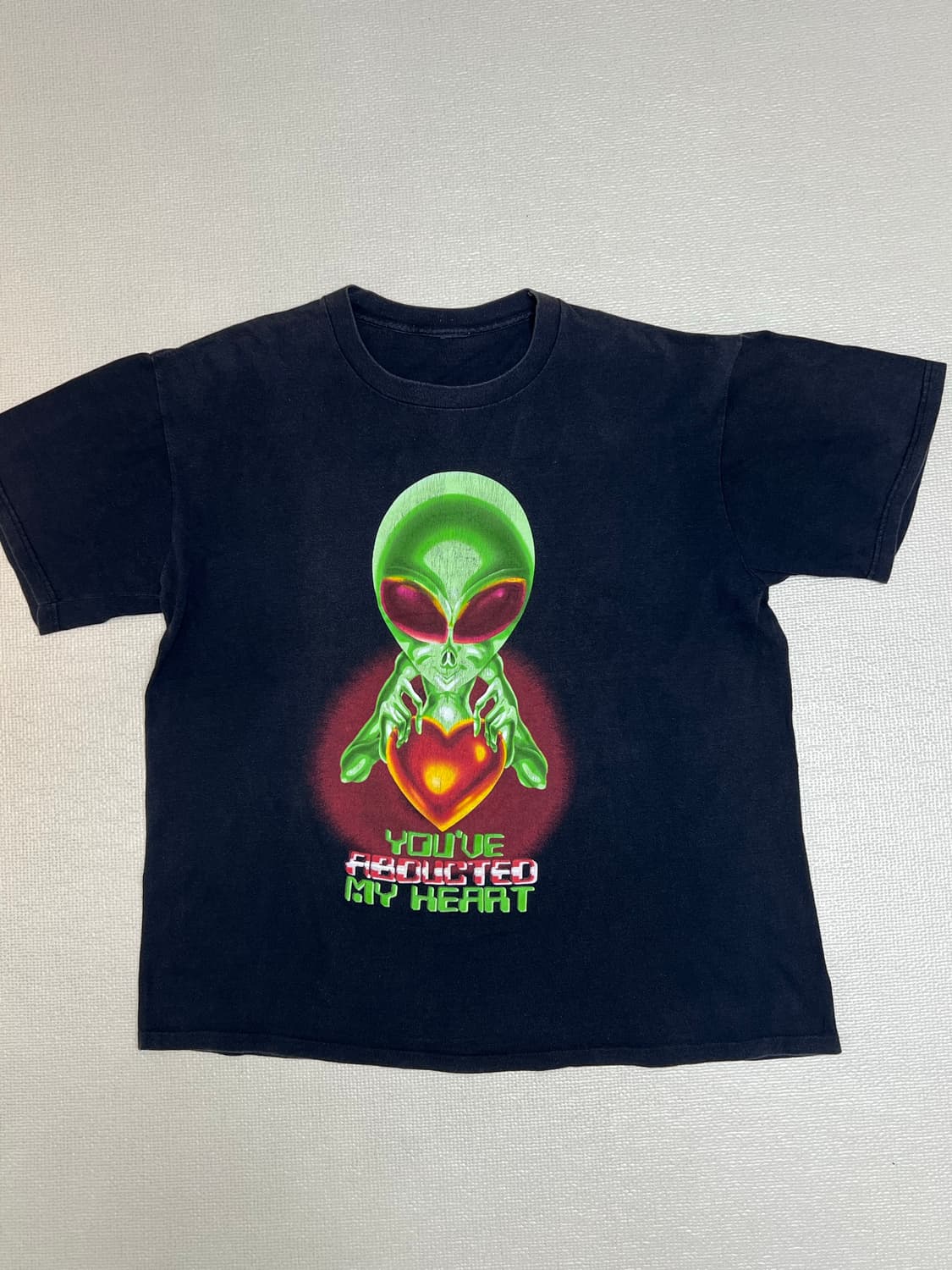 90s 빈티지 에일리언 아트웍 티셔츠 XL 상품이미지3