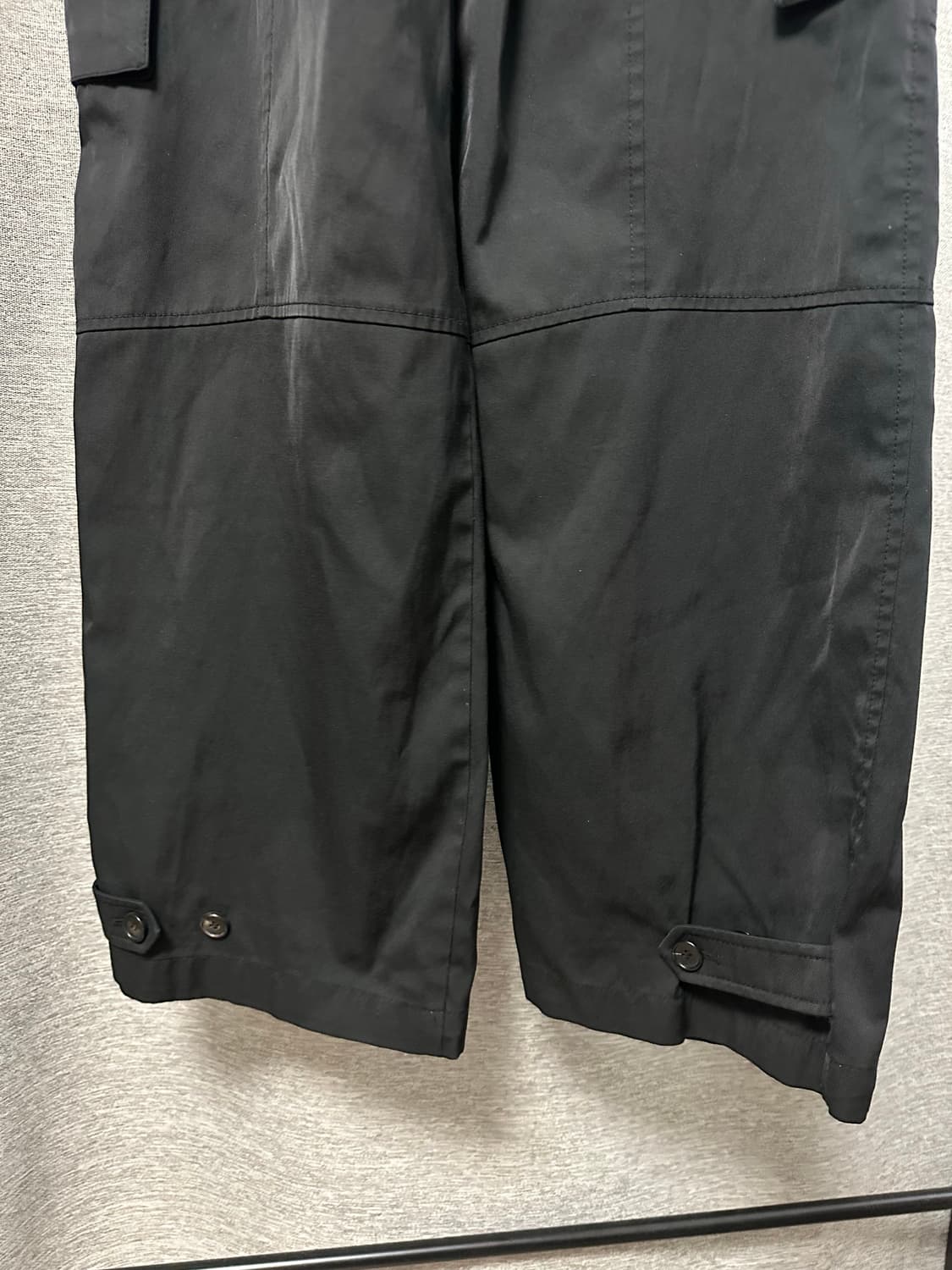 준지 포켓 와이드 팬츠 블랙 (36/28) 상품이미지3