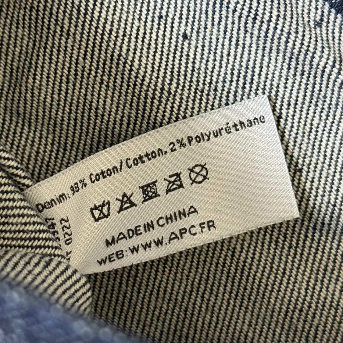 APC 아페쎄 데님 에코백 상품이미지7