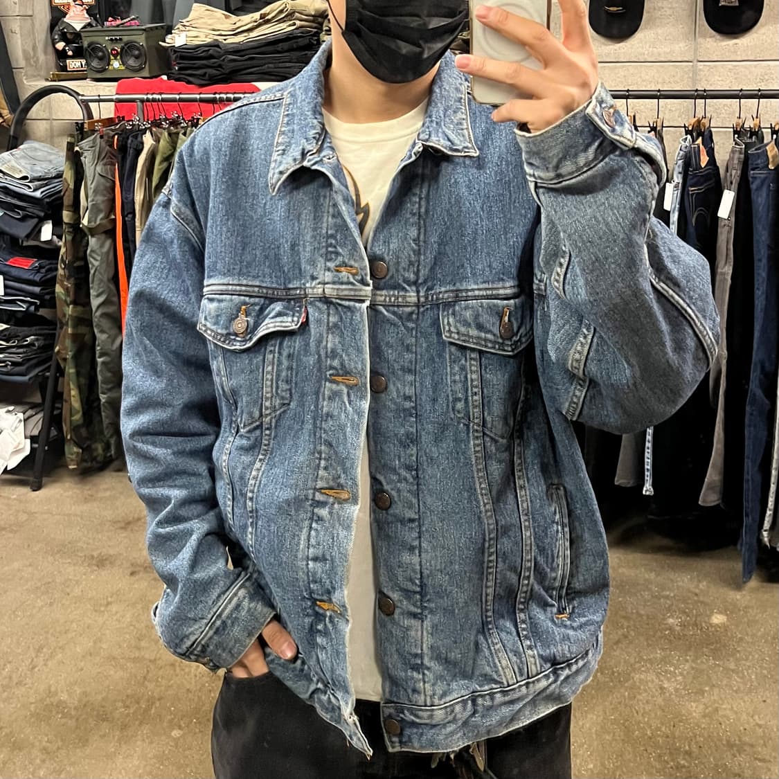 90s 리바이스 데님 트러커 자켓 (110) 상품이미지6