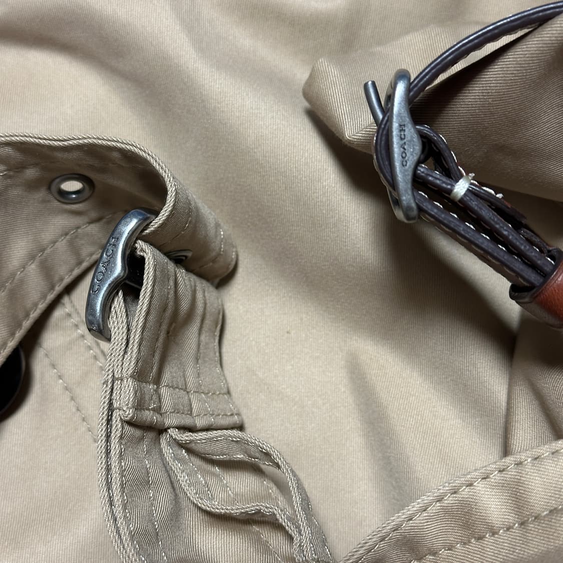 코치 웨스턴 롱 트렌치 코트 상품이미지7