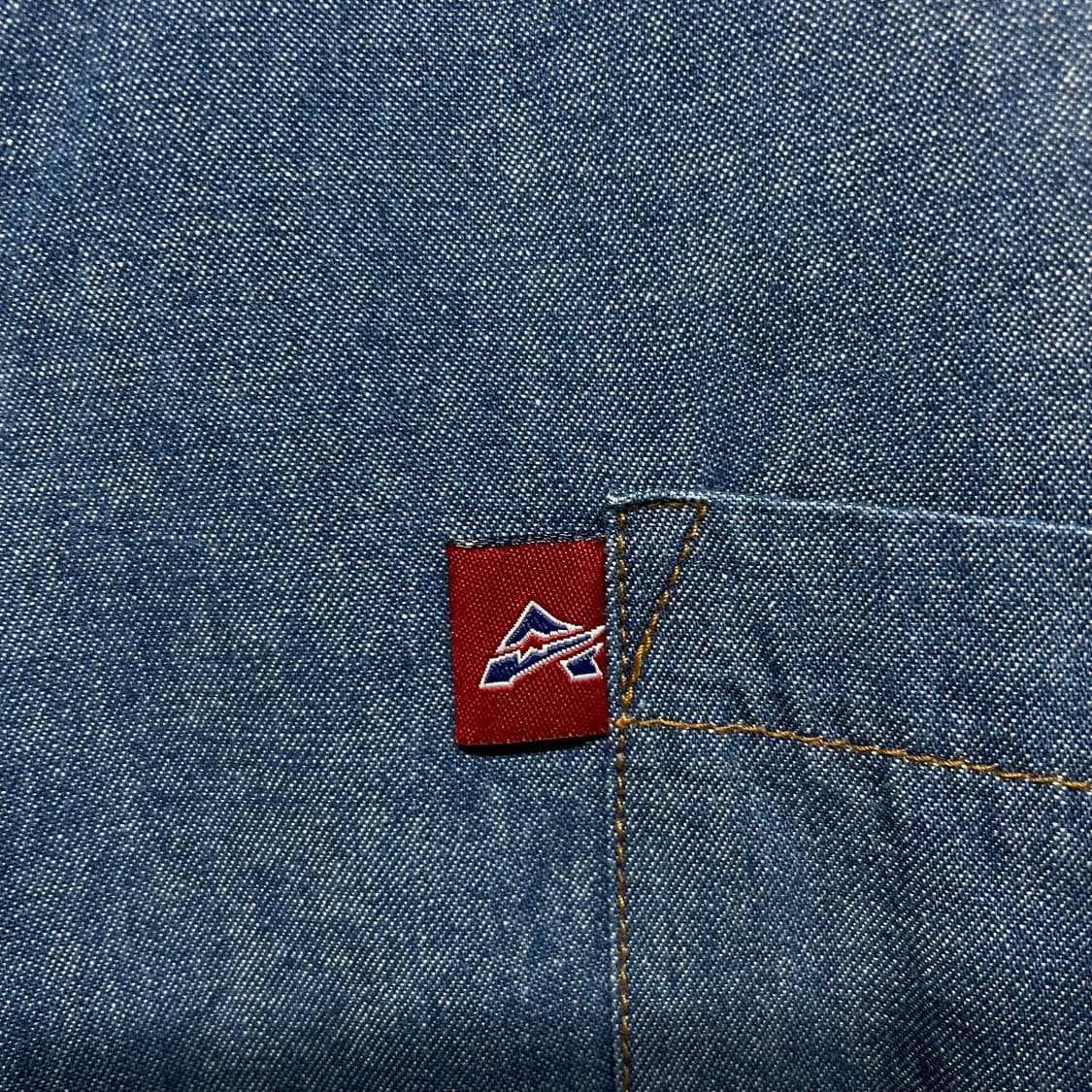 아비렉스 빅로고 데님 셔츠 자켓 상품이미지7