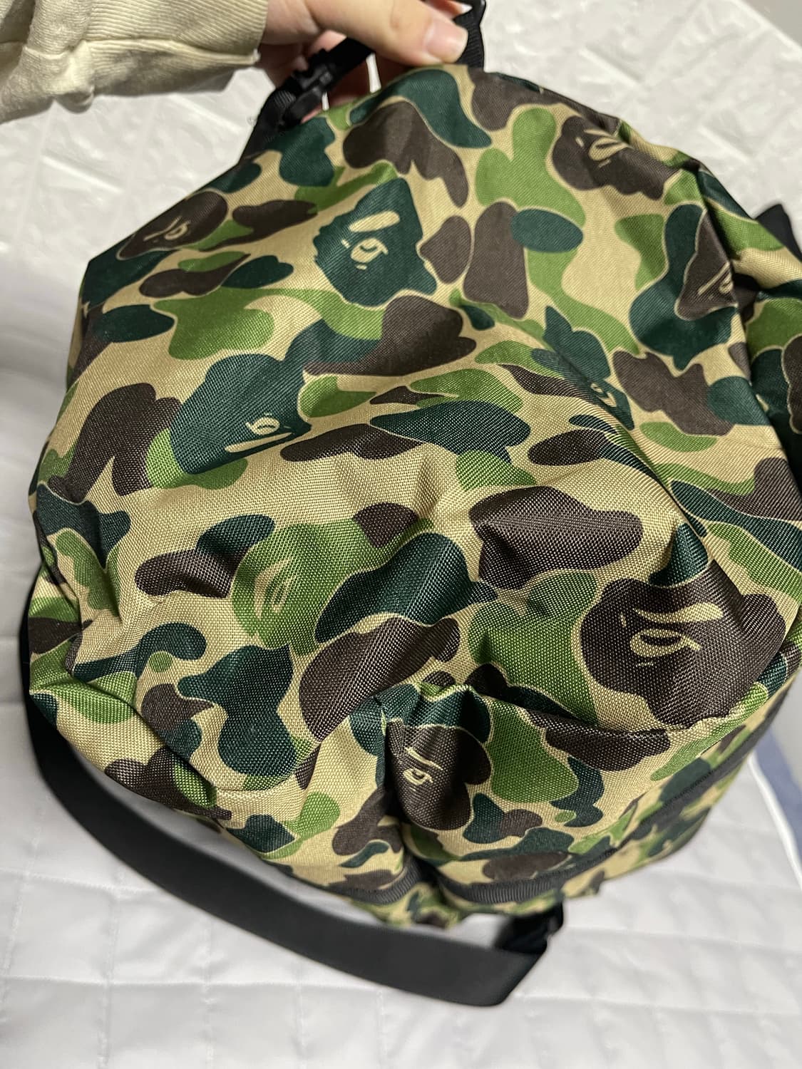 베이프 잡지부록 더플백 카모패턴 S급 상품이미지4