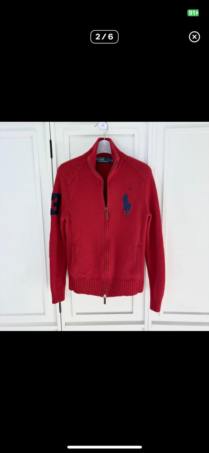 폴로 빅포니 투웨이 니트집업 상품이미지3