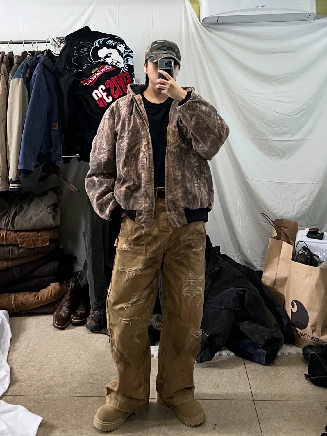 칼하트 리얼트리 액티브 자켓 상품이미지3