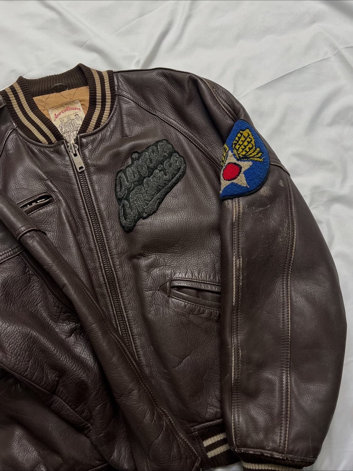 아비렉스 트랙필드 가죽자켓 상품이미지9