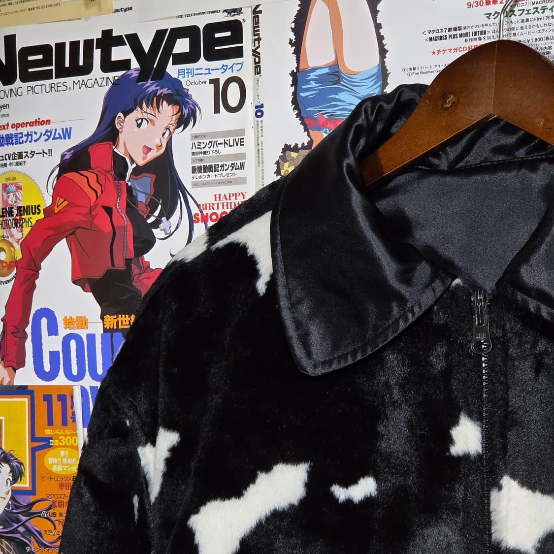 빈티지 리버시블 얼룩무늬 퍼 자켓 상품이미지3