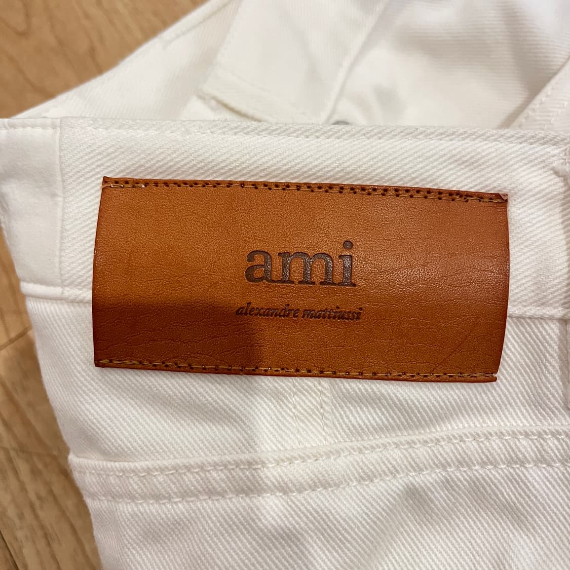 아미 AMI 백바지 흰색바지 28사이즈 (허리 42cm) 상품이미지3