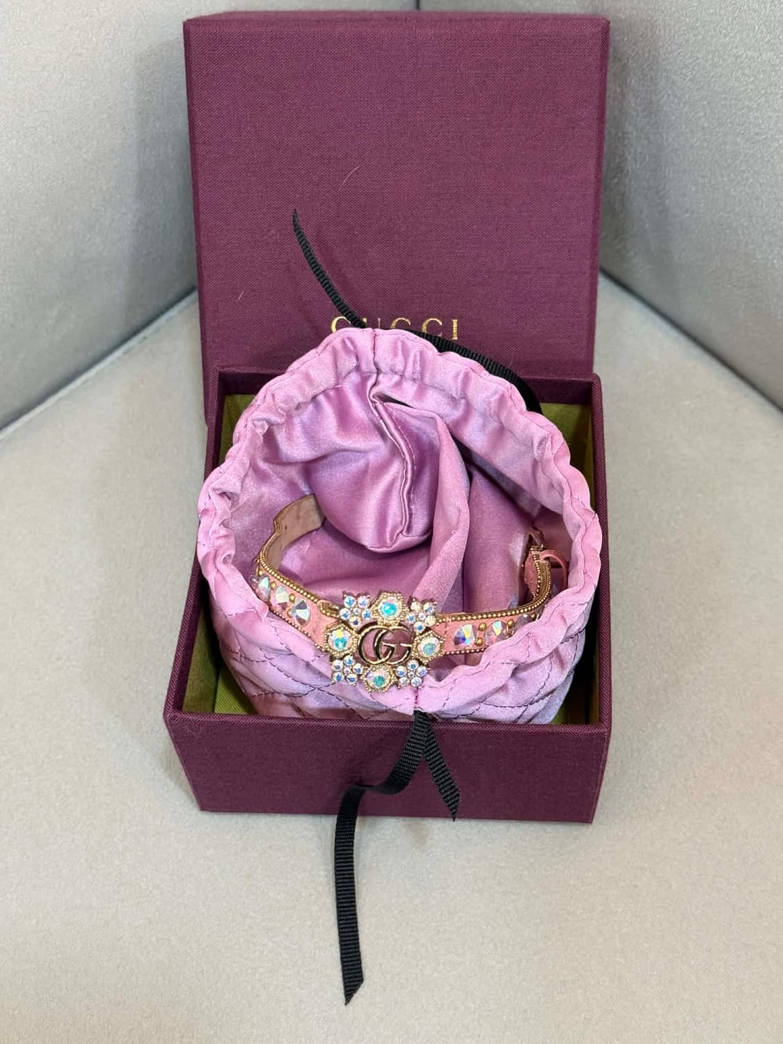 구찌 GG 크리스탈 팔찌 브레이슬릿 상품이미지1