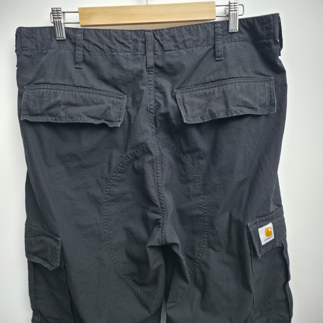 [36/32] 칼하트 블랙 카고 팬츠 상품이미지6