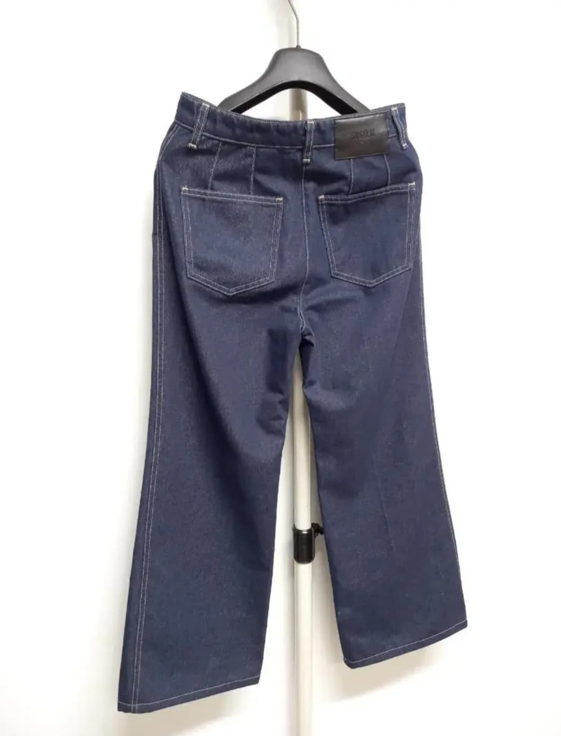 시스템  생지데님 통핏 부츠컷라인 팬츠  44 상품이미지4