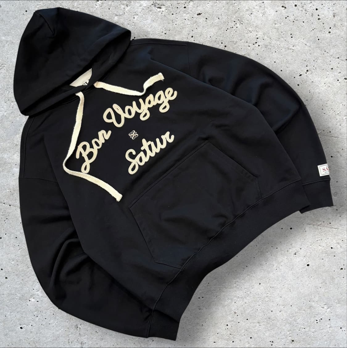 [L] 세터 Satur 스웻 블랙 후드티 D840 상품이미지1