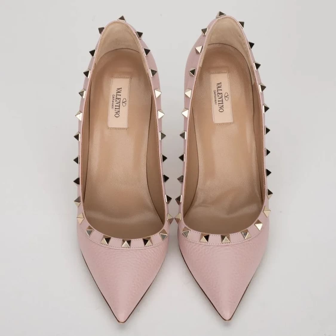 Valentino 발렌티노 락스터드 스텔레토 힐 37 딸기우유 핑크 갸루 상품이미지2
