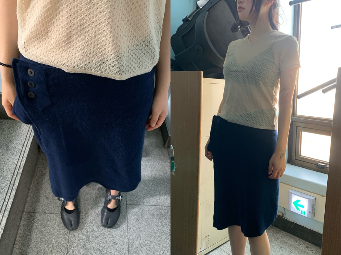 [MIC COLLECTION] wool lap skirt 상품이미지3