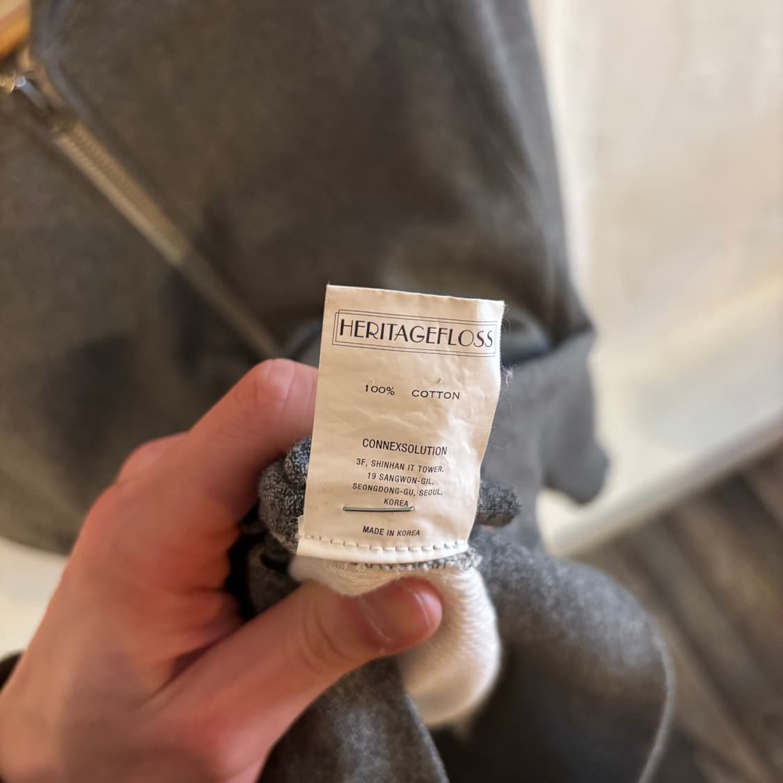 heritagefloss hoodie zip-up 상품이미지3