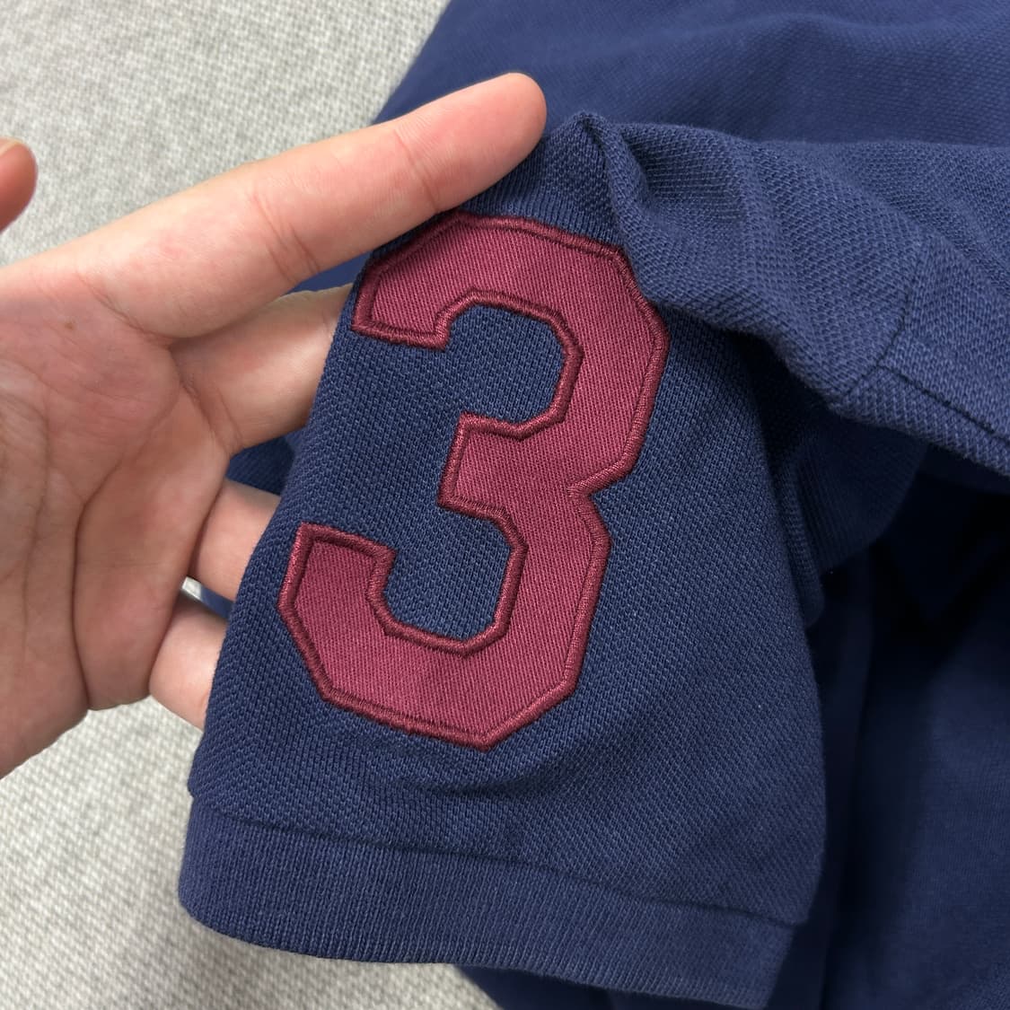 폴로 네이비 버건디 빅포니 치프키프 카라티(L(14-16)) 상품이미지5