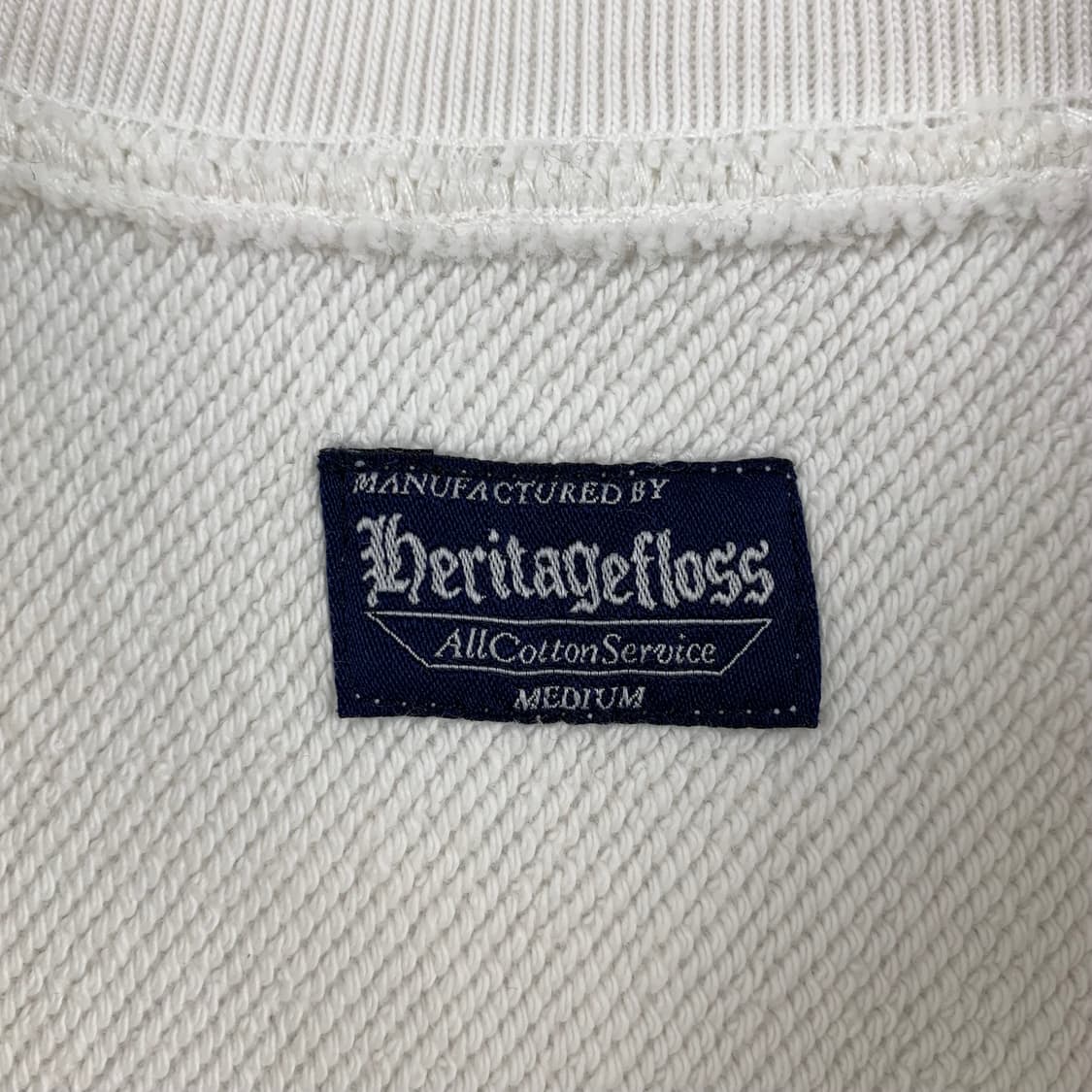 헤리티지플로스 화이트 반팔 맨투맨 상품이미지5