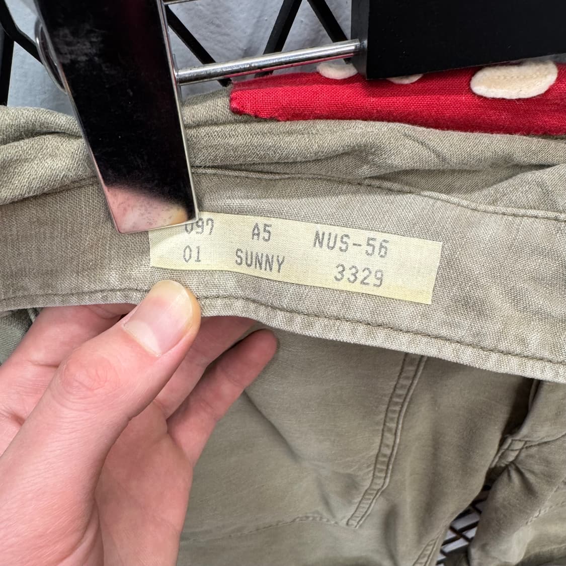 00s JPN VINTAGE Y2K 워크팬츠 베이지 상품이미지7